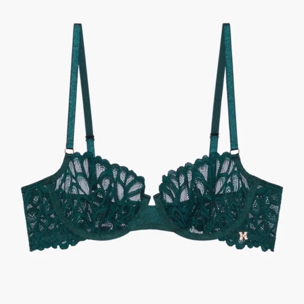 Green Unlined Bralette